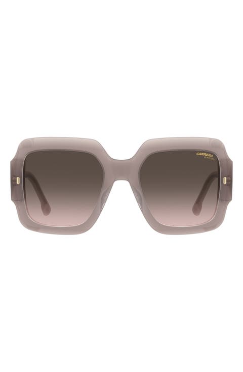 54mm Gradient Rectangular Sunglasses