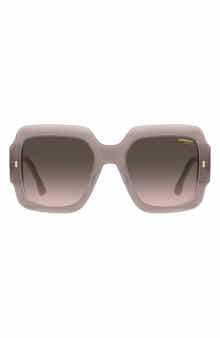 Carrera Eyewear 54mm Gradient Rectangular Sunglasses