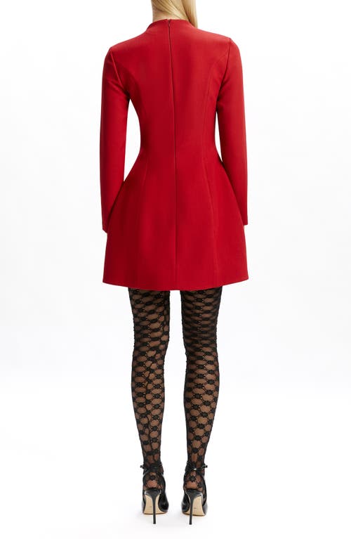 Bardot Delphi Long Sleeve Minidress In White