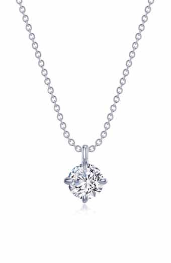 Lafonn Claw Simulated Diamond Solitaire Pendant Necklace