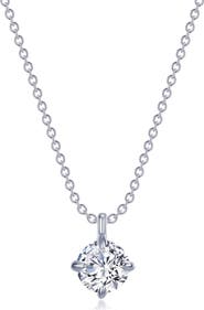 Lafonn Claw Simulated Diamond Solitaire Pendant Necklace