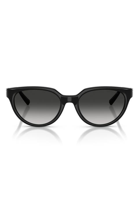55mm Gradient Cat Eye Sunglasses