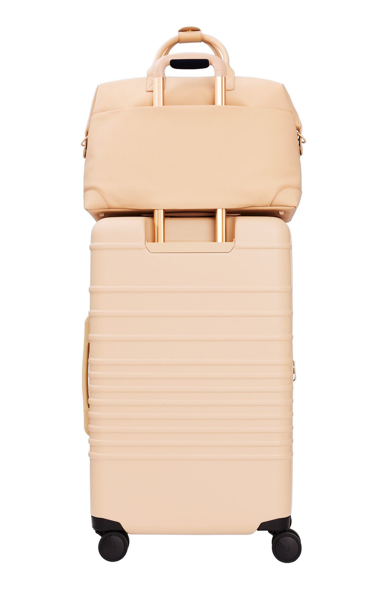 Béis The Premium Duffle Bag, Alternate, color, Beige