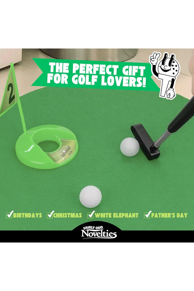 Potty Putter, Toilet Time Golf Game, Adult Gag Gift, Alternate, color, Multicolored