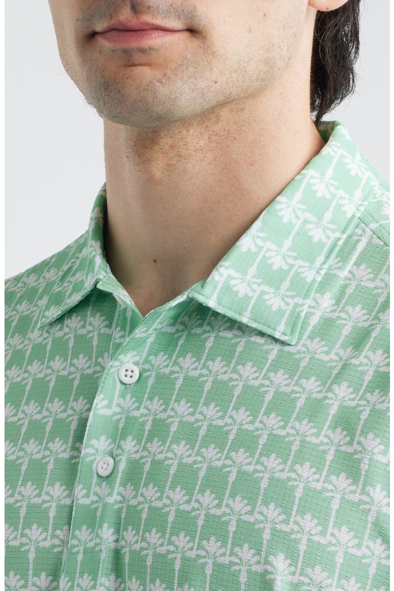 Bahama Coast Palm Reader IslandZone® Polo, Alternate, color, MINT MOJITO