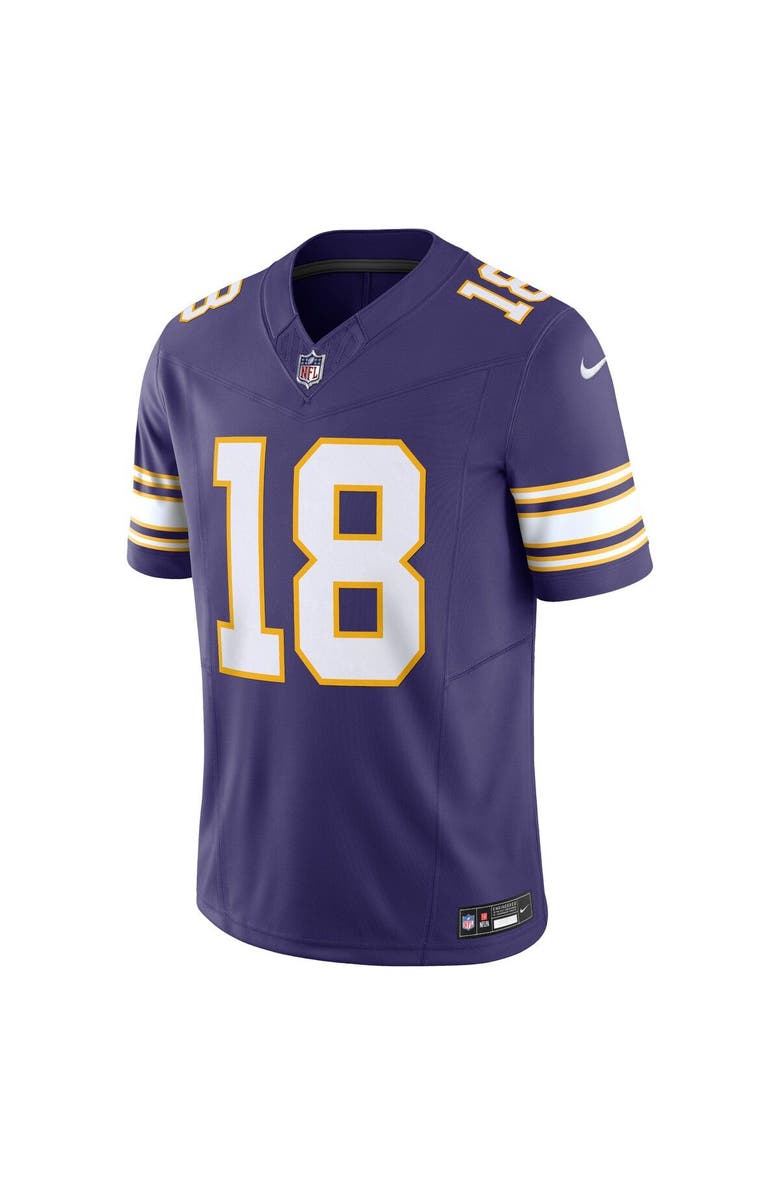 Nike Men's Nike Justin Jefferson Purple Minnesota Vikings Vapor F.U.S.E. Limited Jersey, Alternate, color, Purple