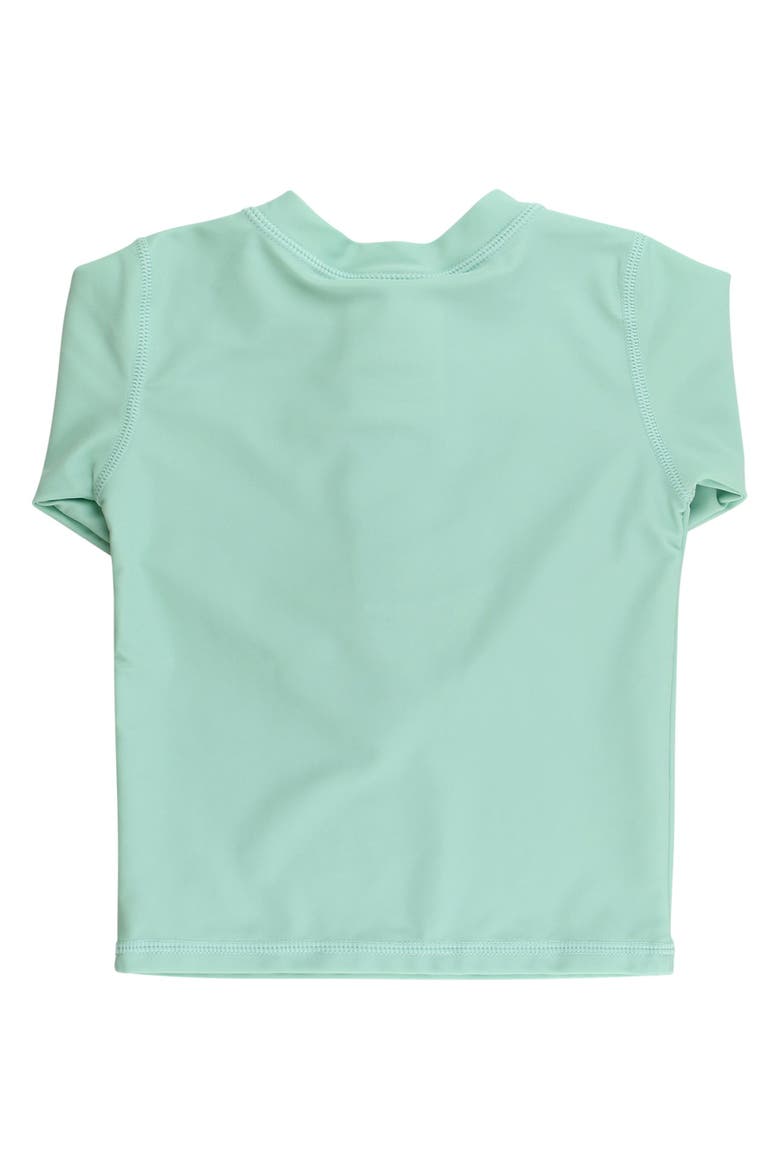 Boys UPF50+ Sun Protected Zipper Long Sleeve Rash Guard, Alternate, color, Sage