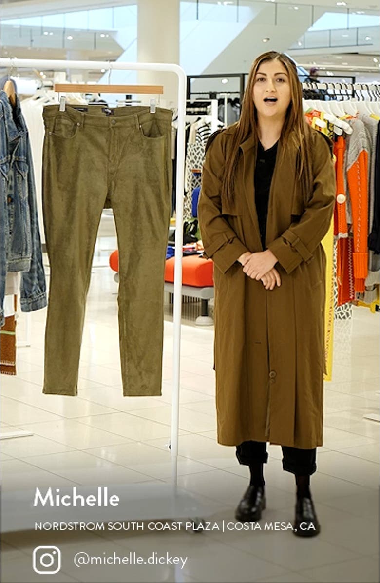 Ami Faux Suede Ankle Skinny Pants, sales video thumbnail
