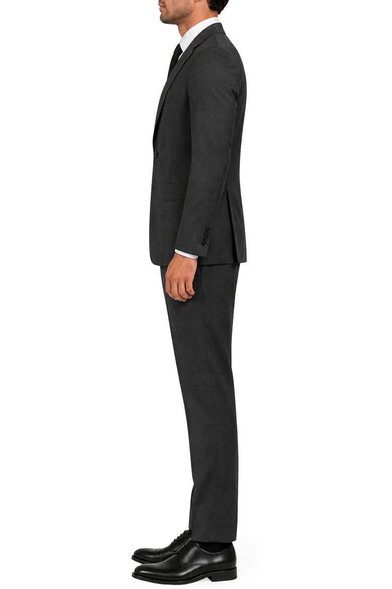 Giorgio Modern Fit Wool Suit, Alternate, color, CHARCOAL