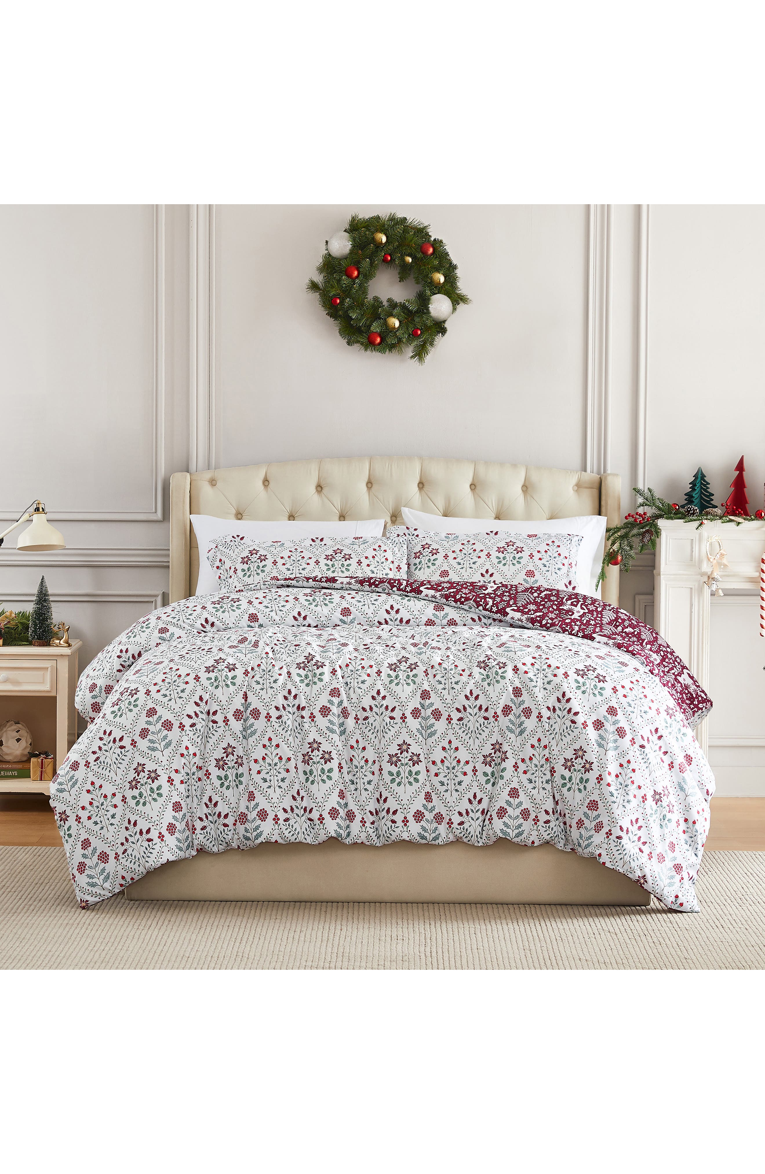 SOUTHSHORE FINE LINENS Holiday Harmony Oversize Duvet Set