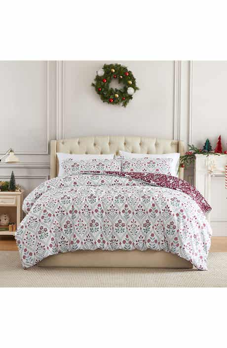 SOUTHSHORE FINE LINENS Holiday Harmony Oversize Duvet Set