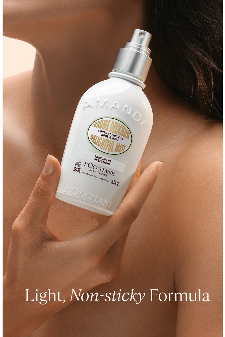 Almond Hair & Body Mist, Alternate, color, NO COLOR