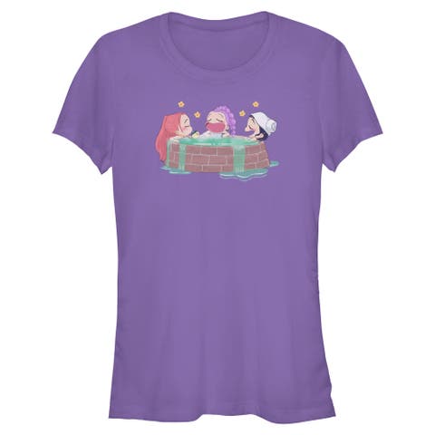 Junior's KPop Demon Hunters Rumi, Mira and Zoey Relaxing  Graphic T-Shirt