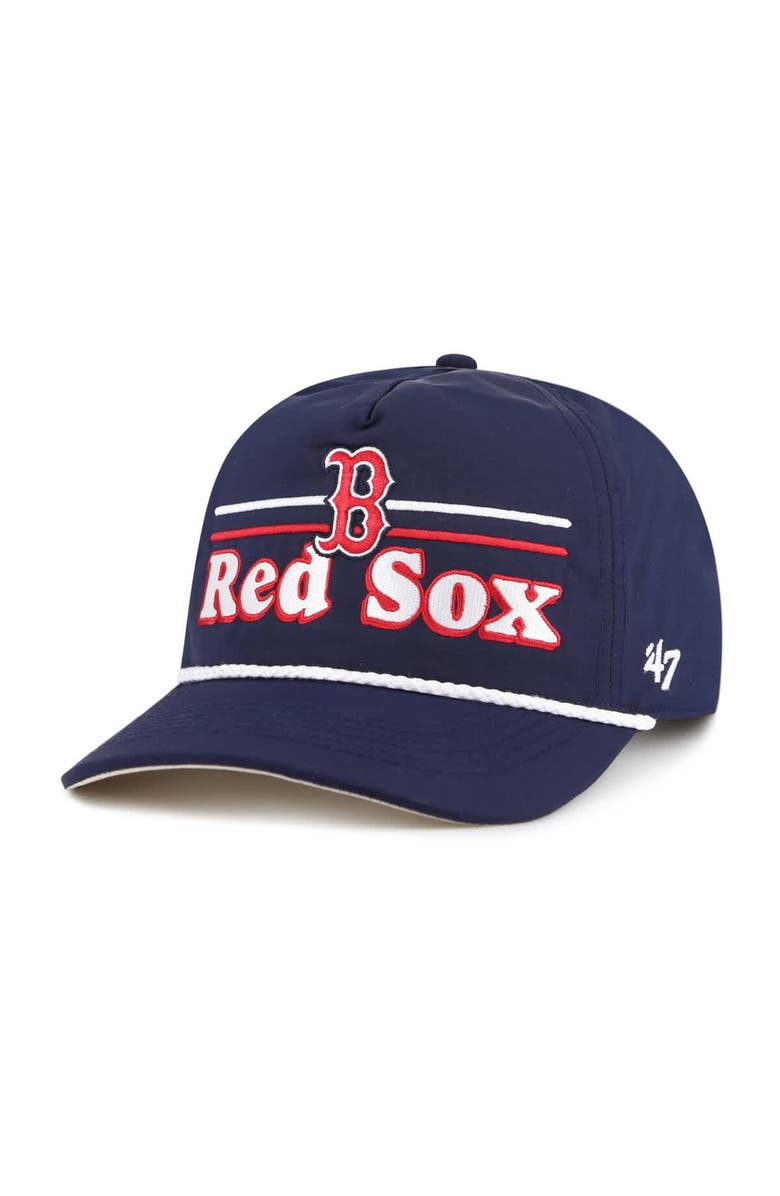 '47 Men's '47 Navy Boston Red Sox Campscape Hitch Adjustable Hat, Main, color, Navy