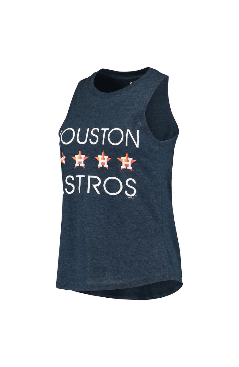 CONCEPTS SPORT Women's Concepts Sport Orange/Navy Houston Astros Meter Muscle Tank Top & Pants Sleep Set, Alternate, color,