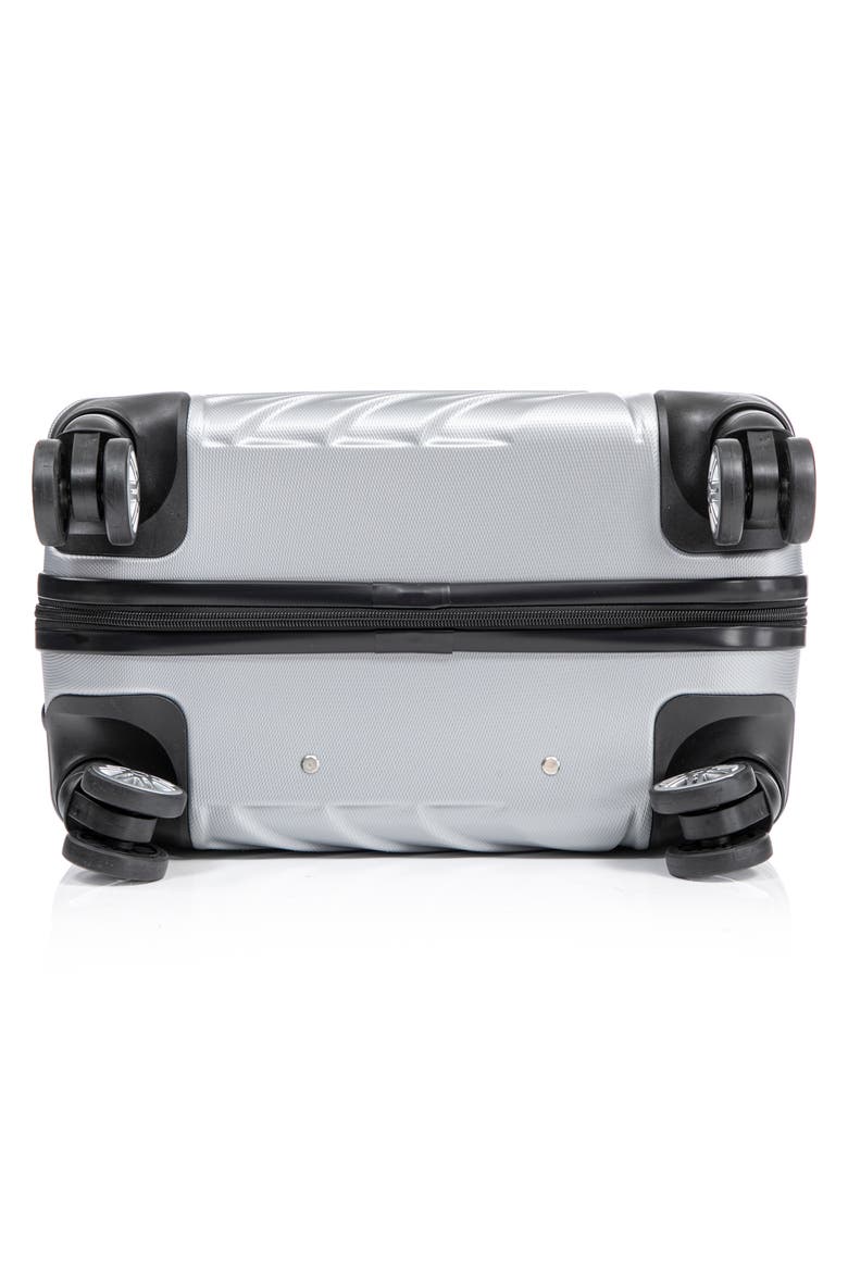 Volaro Hardshell 3-Piece Spinner Luggage Set, Alternate, color, SILVER