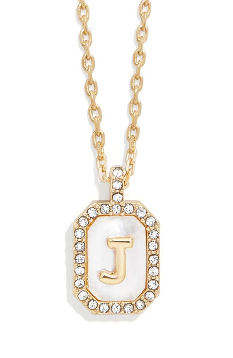 Initial Pendant Necklace