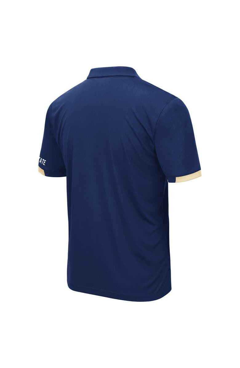 COLOSSEUM Men's Colosseum Navy Montana State Bobcats Santry Lightweight Polo, Alternate, color, 