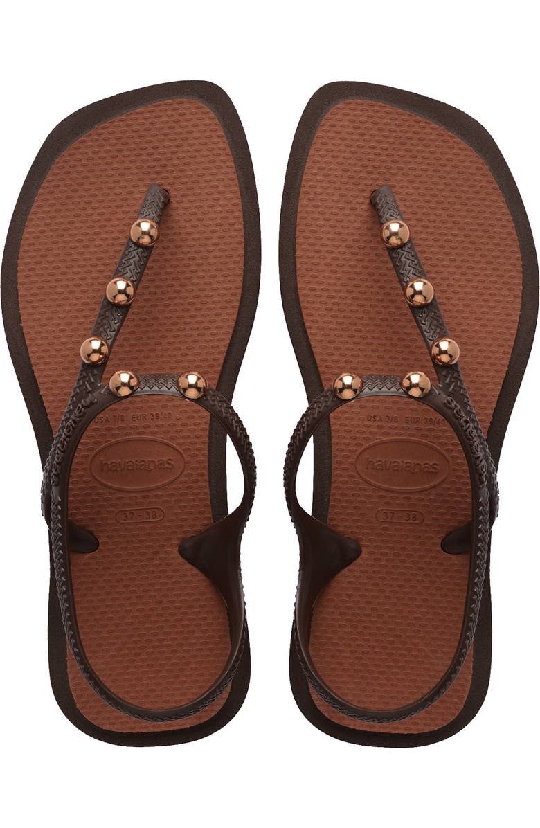 Havaianas Flash Fusion Sandal, Main, color, Coffee/ Rust