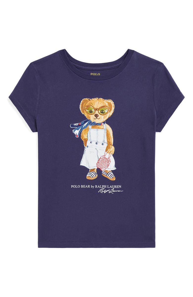 Polo Ralph Lauren Kids' Polo Bear Graphic T-Shirt, Main, color, 