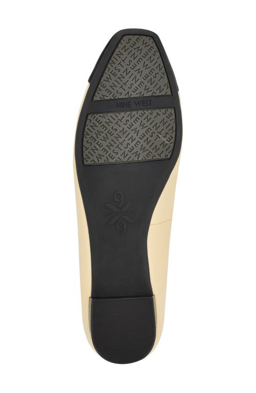 Nine West Ollin 9x9 Cap Toe Flat In Neutral