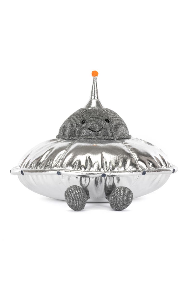 Amuseables Jellysaucer Plushie, Main, color, SILVER