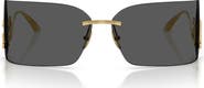 Dolce&Gabbana 79mm Oversize Rectangular Sunglasses