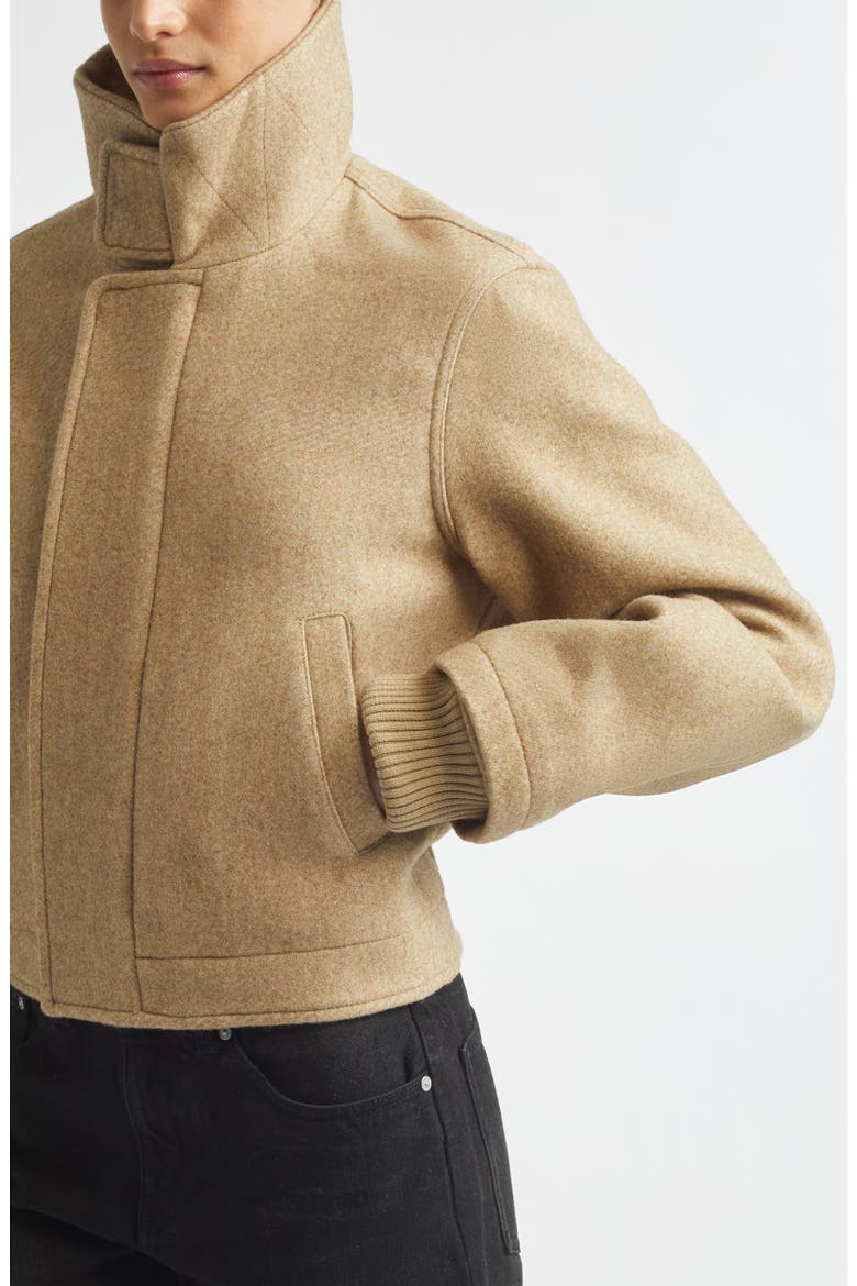 Bomber Jacket, Alternate, color, CAMEL MELANGE