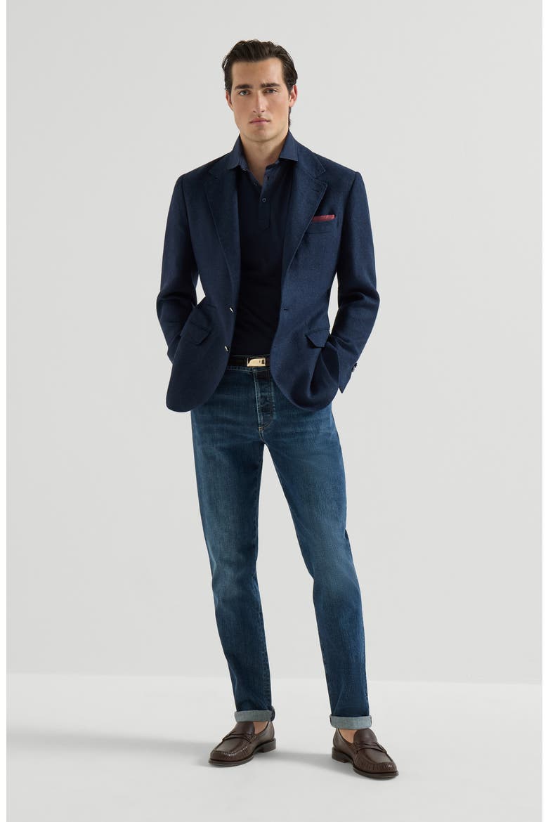 Comfort denim trousers, Alternate, color, Dark Denim