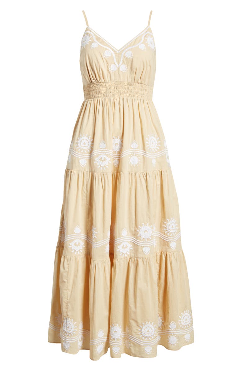 Lilly Pulitzer<sup>®</sup> Aviry Embroidered Cotton Maxi Sundress, Alternate, color, 