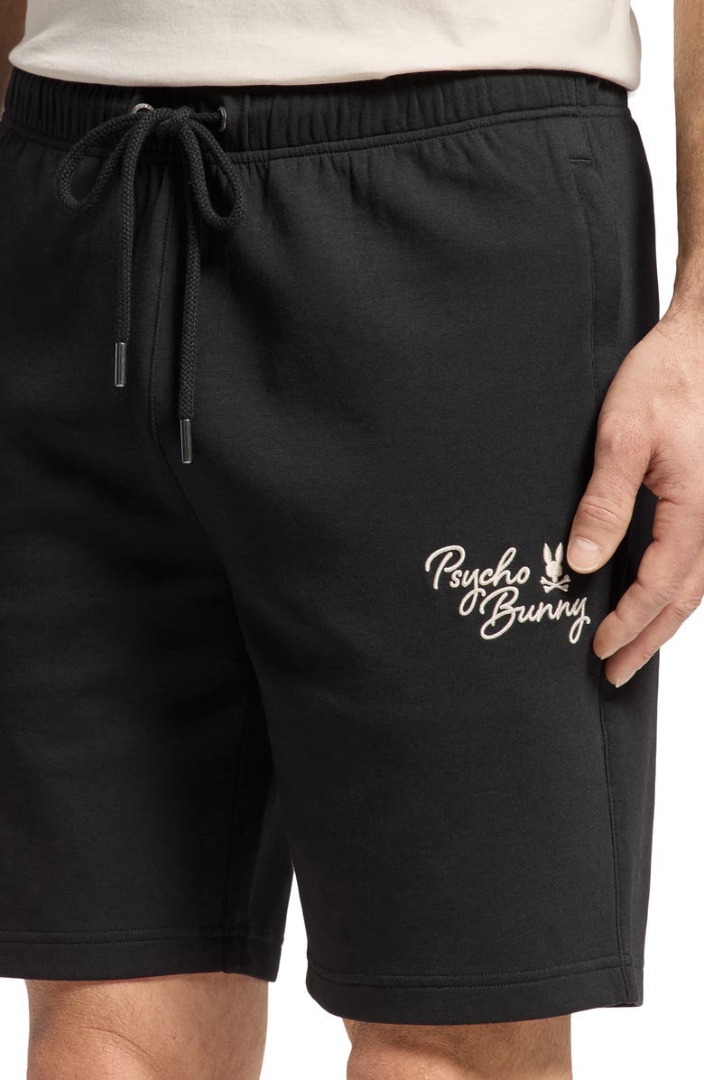 Psycho Bunny Desert Embroidered Sweat Shorts, Alternate, color,