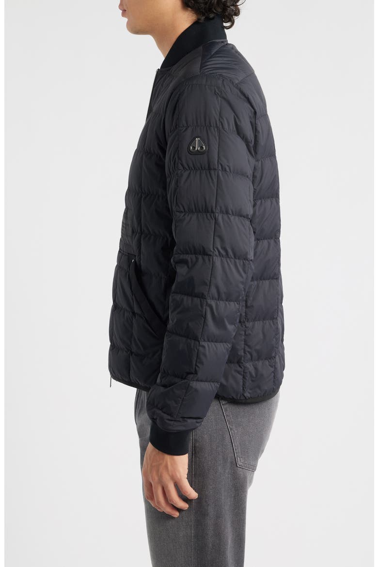 Transit Liner Down Bomber Jacket, Alternate, color, BLACK - 292