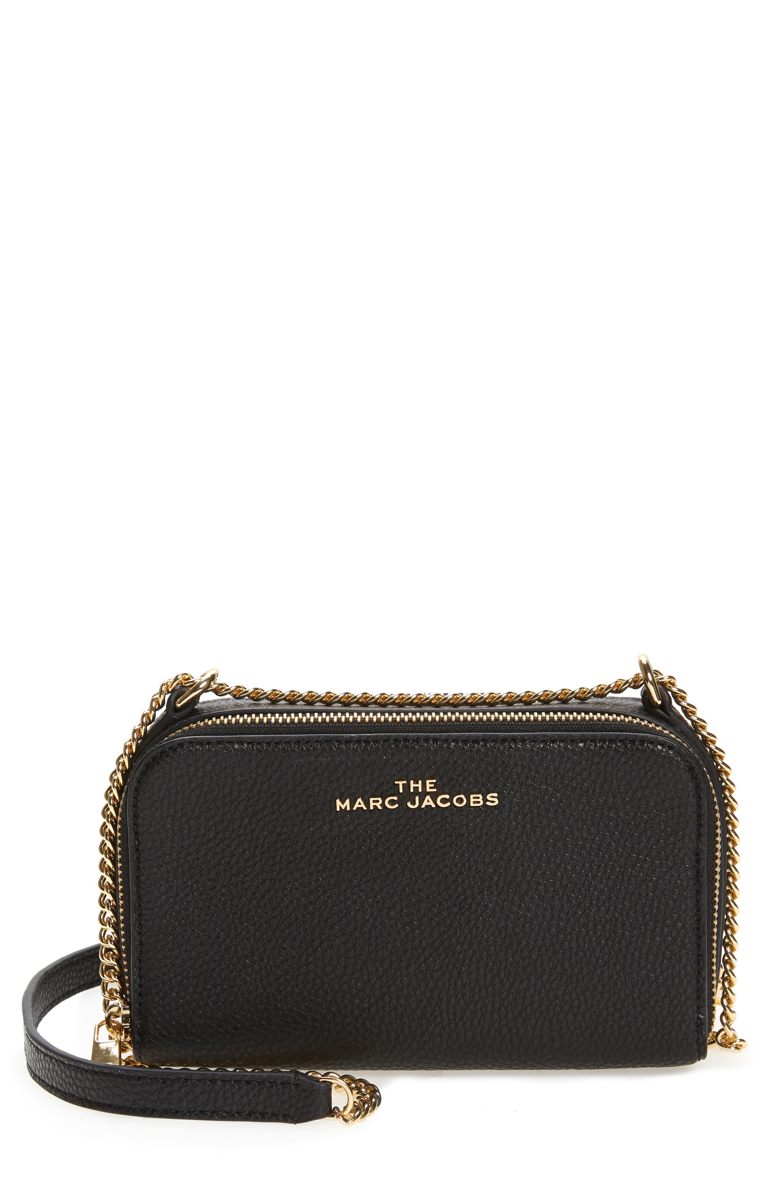 Marc Jacobs The Marc Jacobs Leather Crossbody Bag, Main, color, 