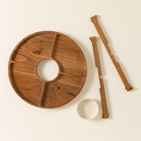 Flip & Dip Double-Sided Serving Board