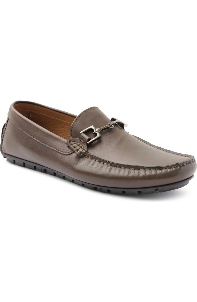 Bruno Magli Xander Driving Loafer, Main, color, Brown Leather