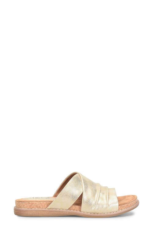 Eurosoft Elesha Slide Sandal In Gold