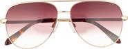 QUAY High Key 60mm Aviator Sunglasses