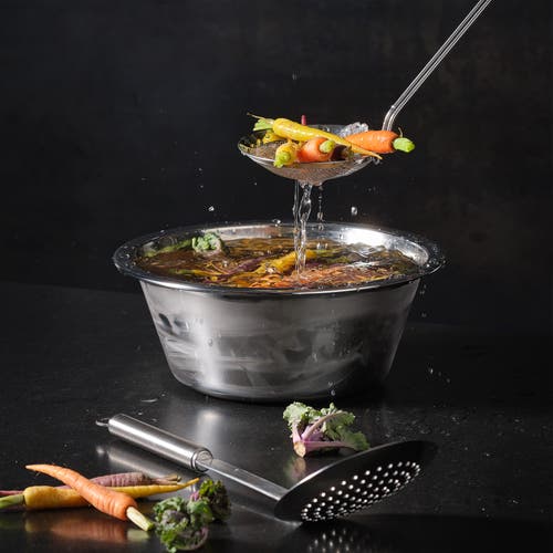 Rosle Stainless Steel Conical Strainer With Wire Handle, 7.1-inch In Silver