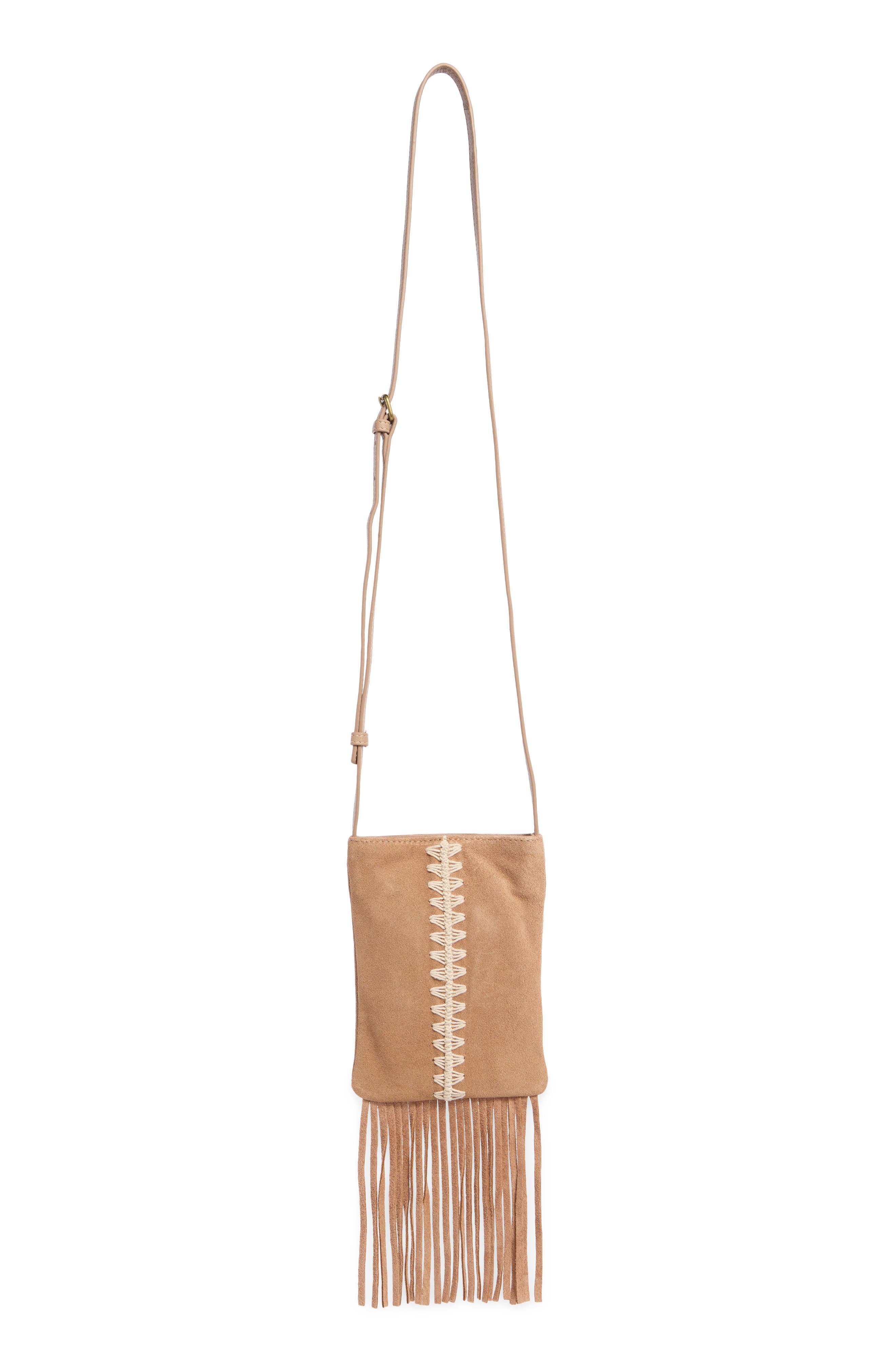 Rayy Fringe Leather Crossbody Bag