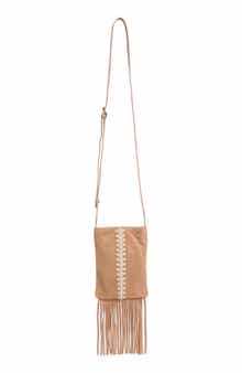 Rayy Fringe Leather Crossbody Bag