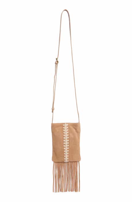Rayy Fringe Leather Crossbody Bag