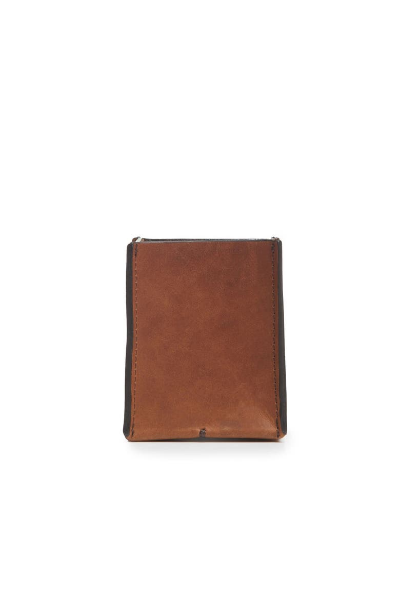 Leland Leather Pencil Cup, Alternate, color, Espresso
