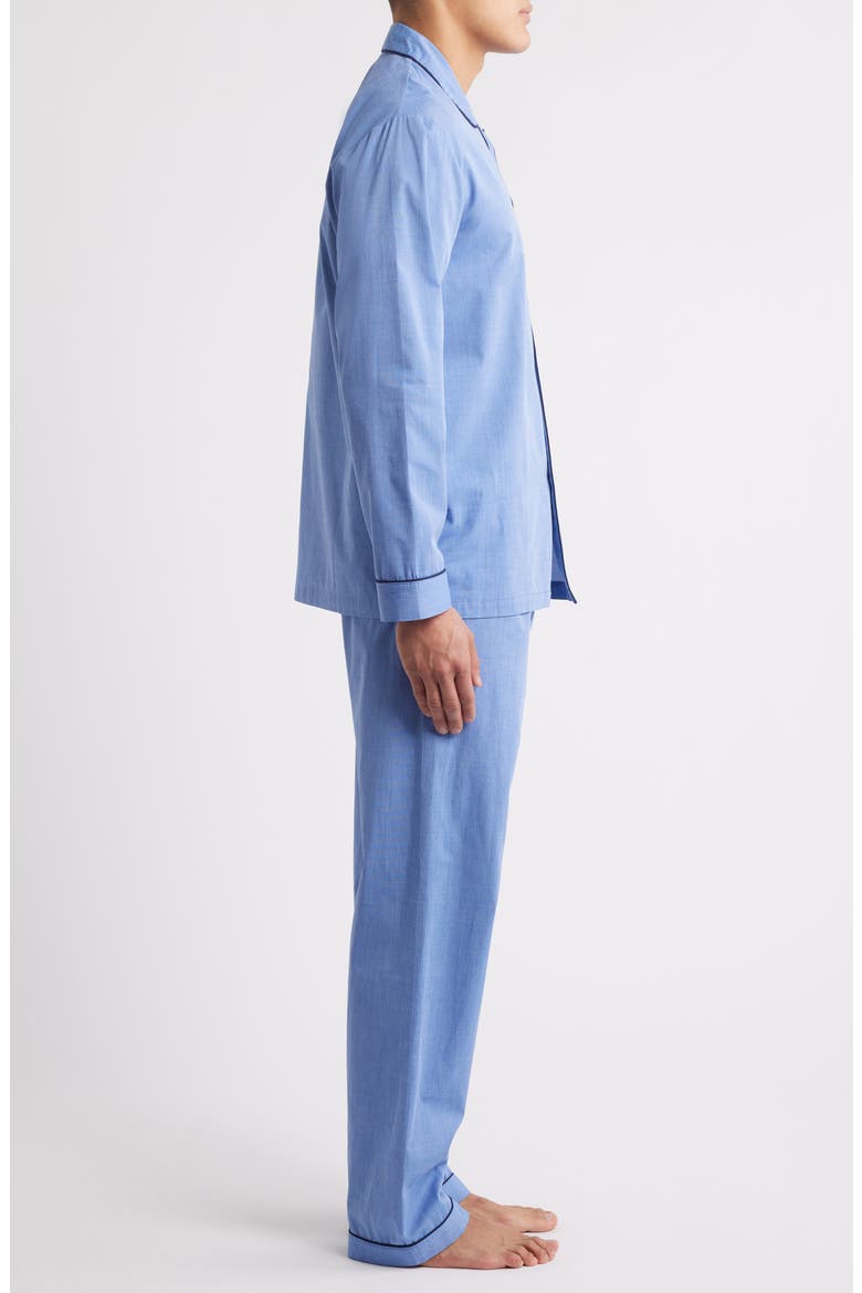 Cotton Pajamas, Alternate, color, BLUE
