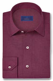 David Donahue Dobby Sport Shirt