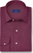 David Donahue Classic Fit Dobby Dress Shirt