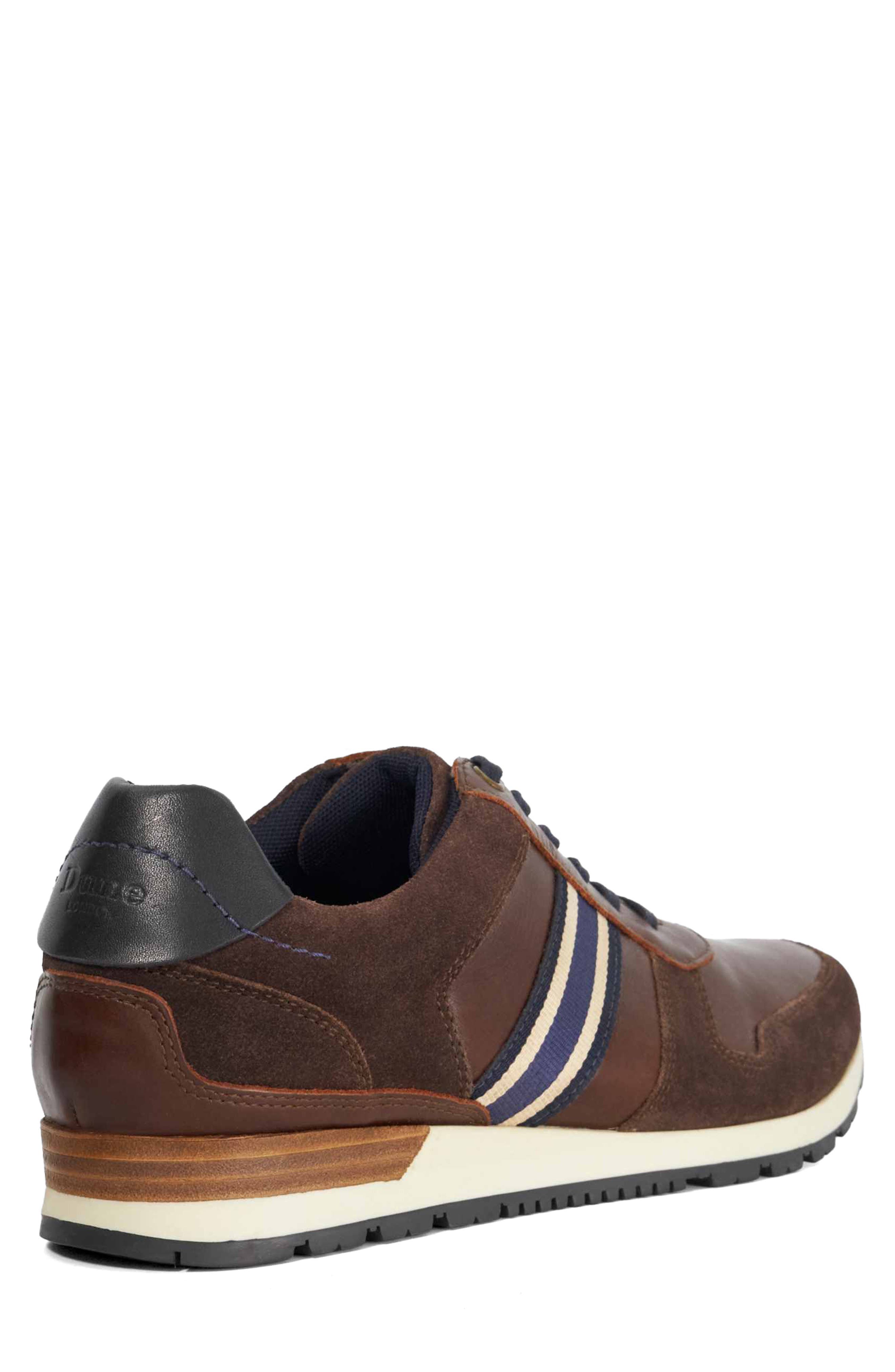 Dune London Talay Sneaker, Alternate, color, Brown
