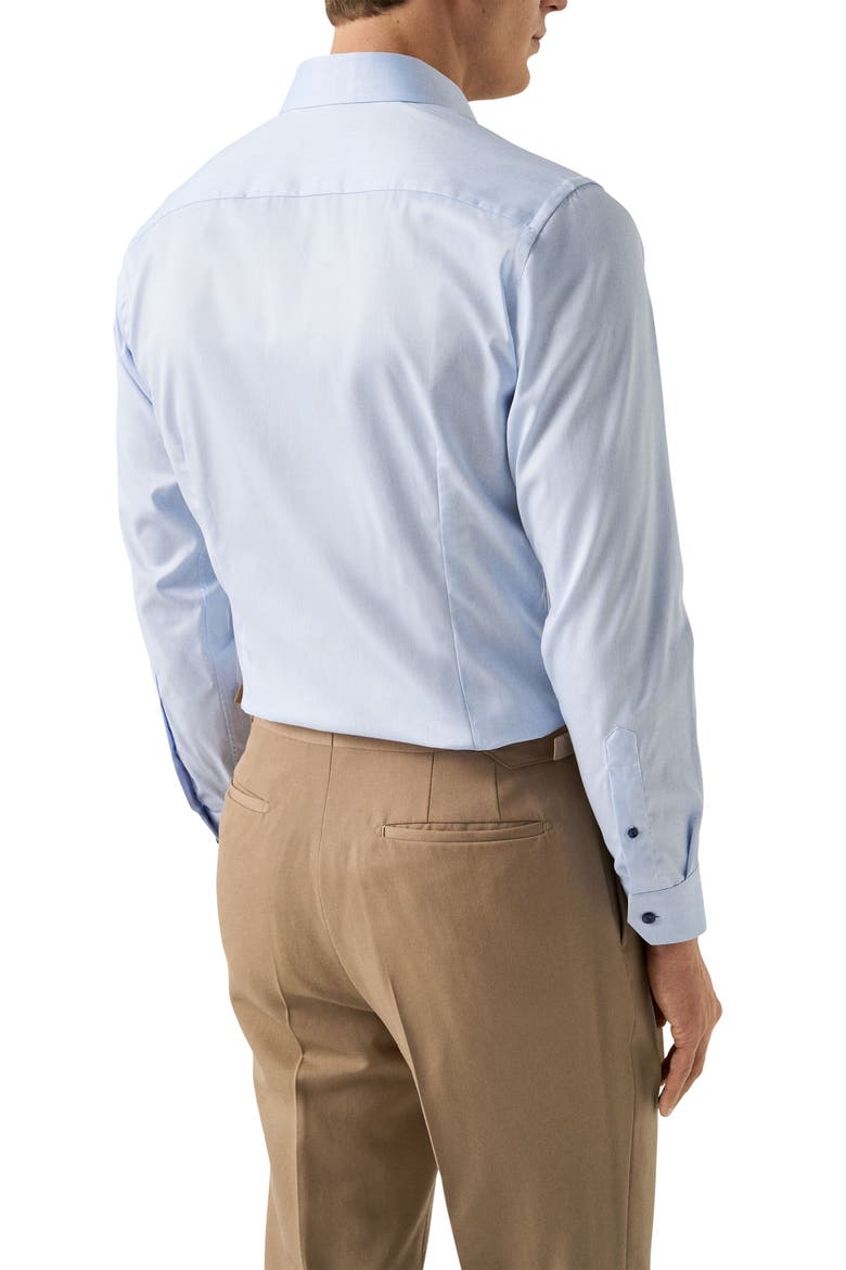 Slim Fit Twill Dress Shirt, Alternate, color, LIGHT/ PASTEL BLUE