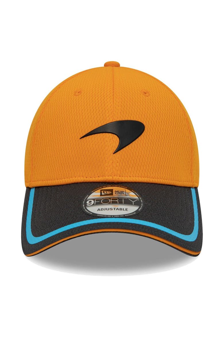 New Era Men's New Era Orange McLaren F1 Team Team Castore 9FORTY Snapback Hat, Alternate, color, 