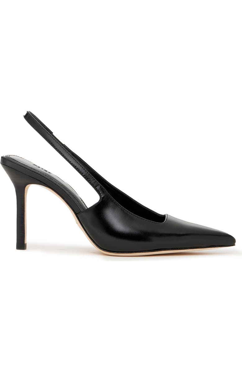 PAIGE Sienna Slingback Pointed Toe Pump, Alternate, color, Black