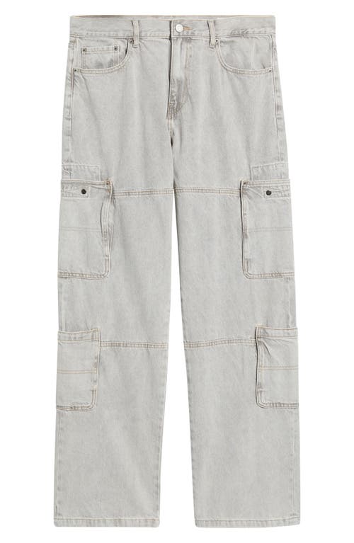 Pacsun Jasper Baggy Cargo Jeans In Gray